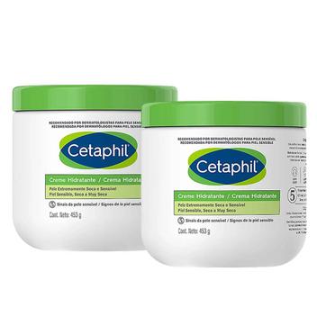 Cetaphil Kit com Dois Cremes Hidratantes Pele Extremamente Seca e Sensível – Hidratante para o Corpo Dermocosmético –