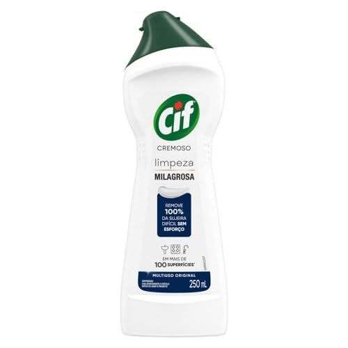 Cif Cremoso Limpeza Milagrosa Produto De Limpeza De Casa Milagroso Original Remove 100% Da Sujeira Difícil Sem Esforço 250 Ml