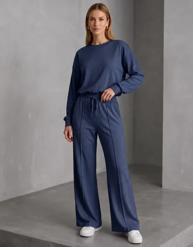 Conjunto Feminino Inverno Blusa Manga Longa Pantalona