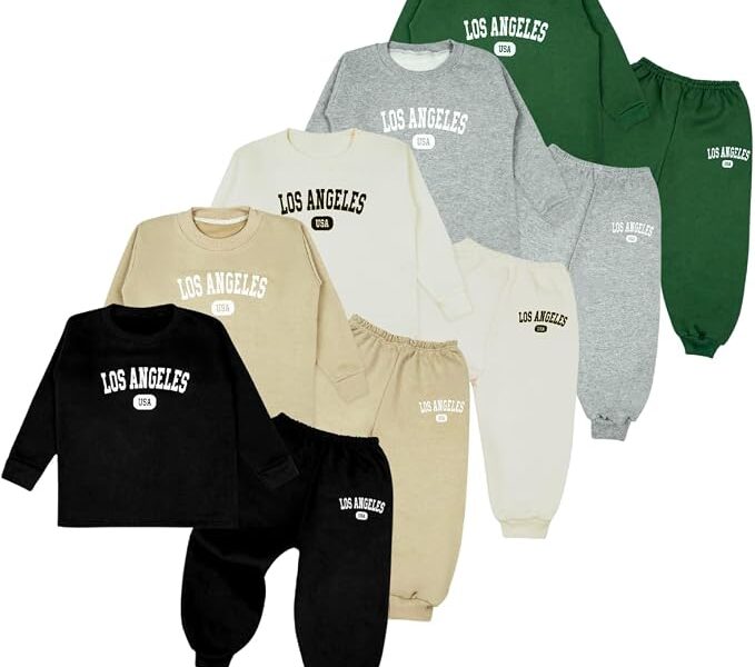 Conjunto Inverno Infantil Los Angeles Escolha Sua Cor – Moletom Peluciado Unissex Menino Menina Infantil Premium 1 A 8 Anos