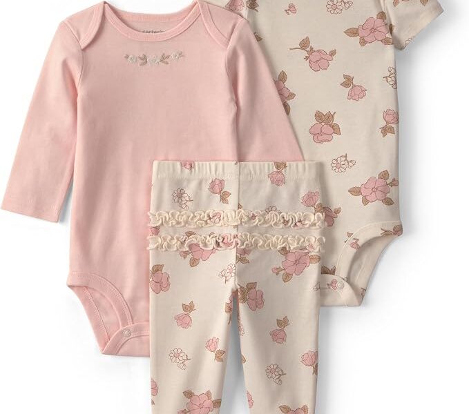 Conjunto de calça de 3 peças 3-piece Pant Set Carter’sMeninas