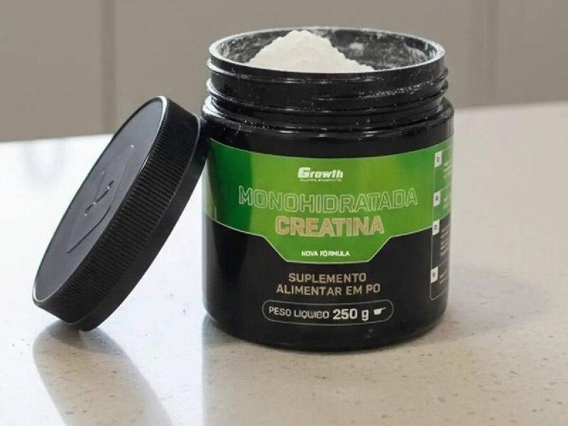 Creatina Monohidratada 250g Growth Supplements – Sem sabor em Pó