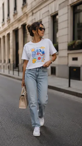Cropped Oversized Itália Branco 100% Algodão Feminino