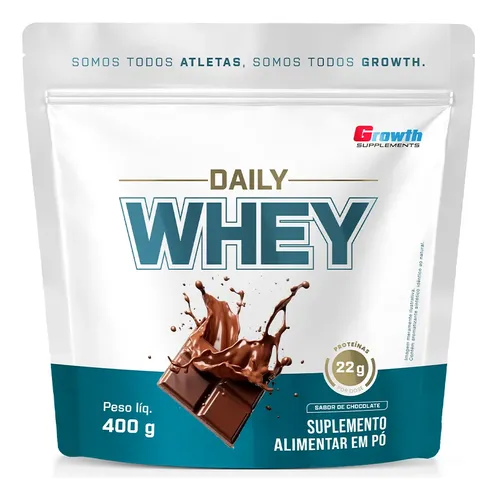 Daily Whey Protein 400g Growth Supplements na Meli por R$ 68,90