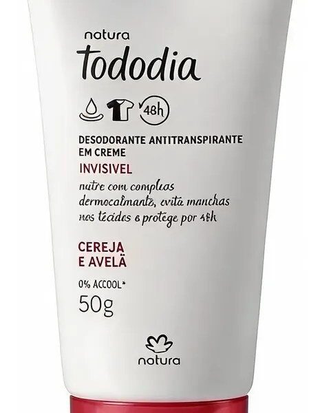 Desodorante Em Creme Tododia Cereja E Avelã 50g