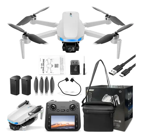 Drone S-x1 Distância 5km Gps Gimbal De 3 Eixos E 2 Bateria