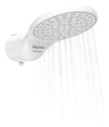 Ducha Moment 4 Temperaturas 6800w Branco Econômico De Parede