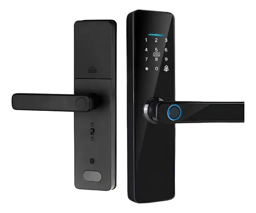 Fechadura Eletrônica Wifi De Embutir Haiz Impressão Digital + Senha + Cartão Biometria