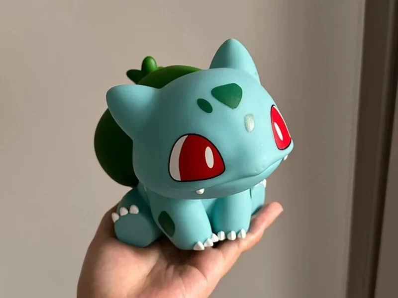 Figura Colecionável do Pokémon Bulbasaur, Modelo de Desenho Animado, Ornamento Decorativo para Sala de Estar, Entrada ou Mesa, Presente Perfeito para Fãs de Anime