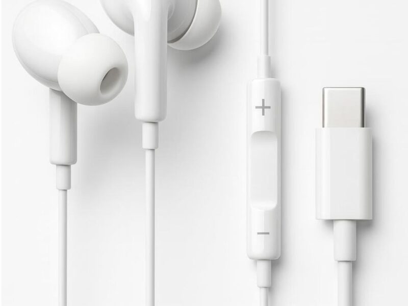 Fones De Ouvido Com Fio Tipo C Intra Auricular Microfone Integrado Compativel iPhone 15 15 Pro 15 Pro Max 16 16 Pro Max Com Fio Fones Estéreo Compatíveis ANDROID LG Qualidade Premium