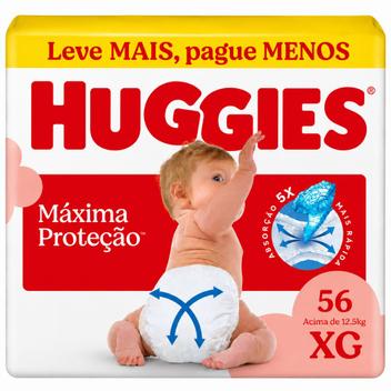 Fralda Descartavel Huggies Maxima Proteção XG – 12 – 15kg – Fralda Descartável –