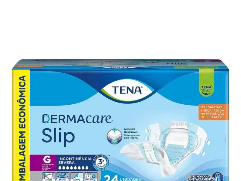 Fralda Geriátrica Tena Dermacare Slip G 24 Unidades