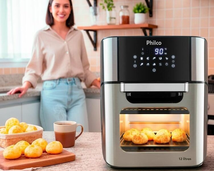Fritadeira Philco Air Fryer Oven 12L PFR2200P – 127V na Amazon por R$ 399,00