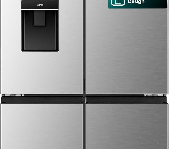 Geladeira Hisense Multidoor 460L Frost Free Inverter Inox 127V