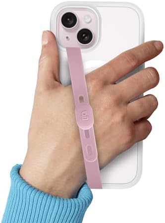 Geonav Fita Salva Celular Safe Grip, Suporte Protetor em Silicone Resistente, Com Ajuste, Rosa