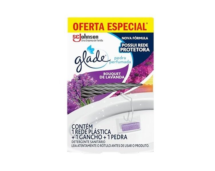 Glade Desodorizador Sanitário Pedra Bouquet de Lavanda 25g
