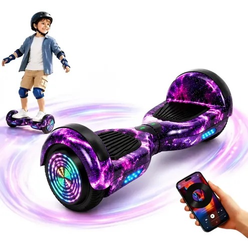 Hoverboard Skate Elétrico 6.5 Bluetooth Led Kryptex