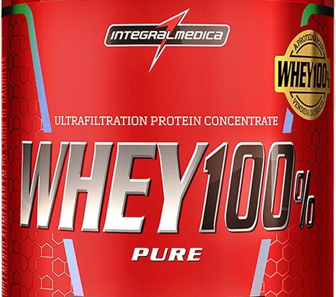 Integralmedica Whey 100% Pure Baunilha Concentrado Pote 900g