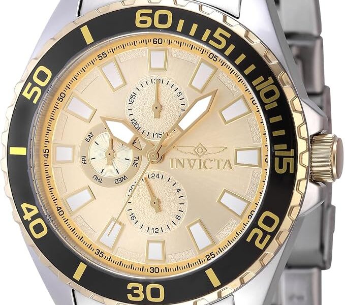 Invicta Pro Diver Stainless Steel Men’s Quartz Watch – 46mm