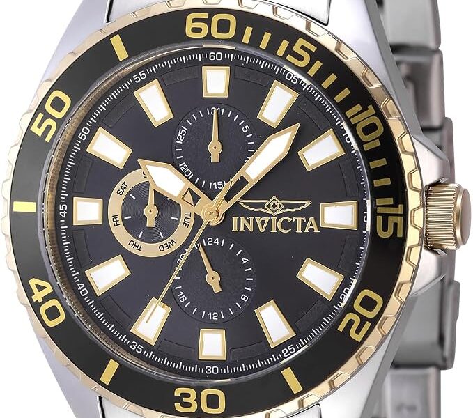 Invicta Relógio analógico masculino Pro Diver de quartzo – 47557, multicor, Redondo