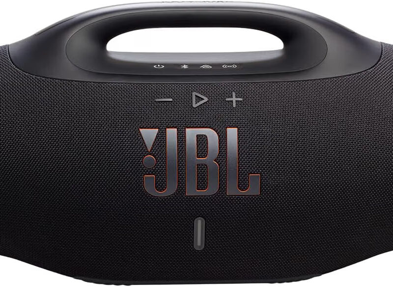 JBL, Caixa de Som, Boombox 4, Bluetooth, Som JBL Pro, AI Sound Boost, Graves Personalizáveis, Bateria de até 34h, IP68, Áudio Lossless – Preta