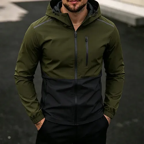 Jaqueta Softshell Masculina Com Capuz