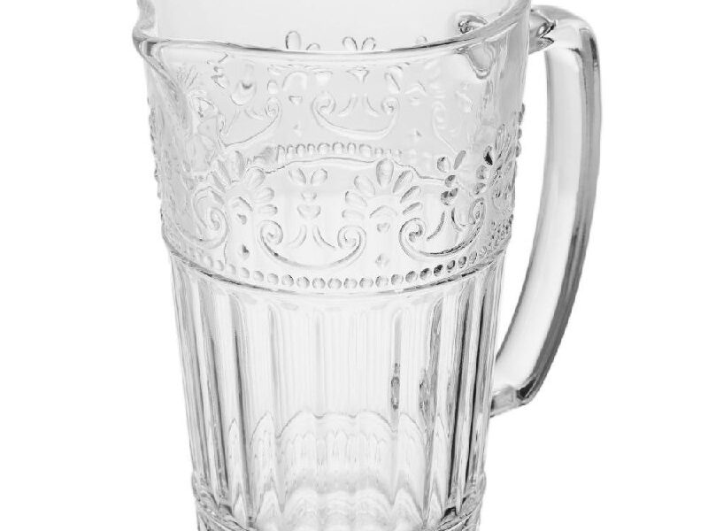 Jarra Wolff Mauve 750ml Cristal Wolff – Design Clássico e Lapidado para Sua Mesa Posta Ideal para Água Sucos e Bebidas