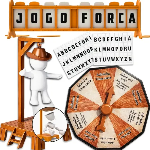 Jogo Da Forca Interativo Divertido Para Família Educativo Zornix Jogo De Palavras Caça Palavras Carta E Tabuleiro Familia Adultos E Crianças na Meli por R$ 39,99