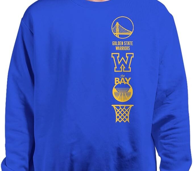 Junk Food x NBA – Logotipo LC Stacked – Casaco de lã adulto oficialmente licenciado para homens e mulheres