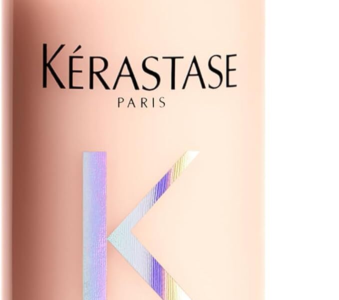 Kérastase, Spray, Gloss Absolu, Glaze Milk Anti-Frizz, para todos os tipos de cabelos, com ácido hialurônico, glicólico e óleo de rosa silvestre, proporciona brilho, protetor térmico, 190ml