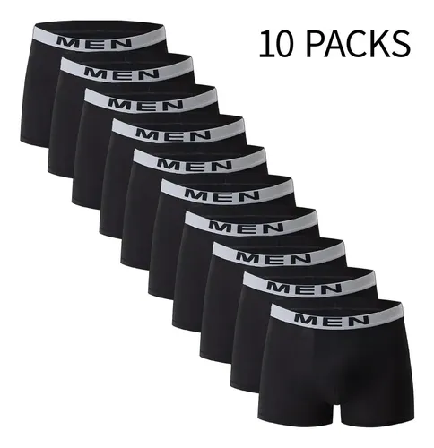 Kit 10 Cuecas Boxer Masculinas Trunk