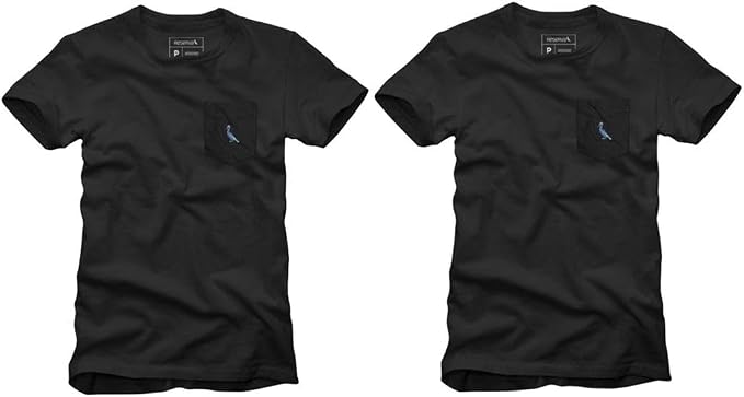 Kit 2 Camisetas Bolso Cb Pica-pau Xadrez Reserva Pai