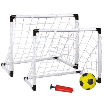 Kit 2 Mini Traves Futebol Infantil Golzinho Gol com Bola e Bomba Brinquedo Jogo Chute a Gol – ATENTU – Chute a Gol Infantil –