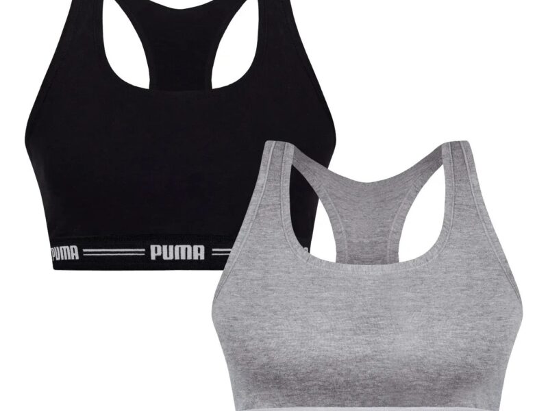 Kit 2 Top Academia Puma Treino Fitness Esportivo Algodão