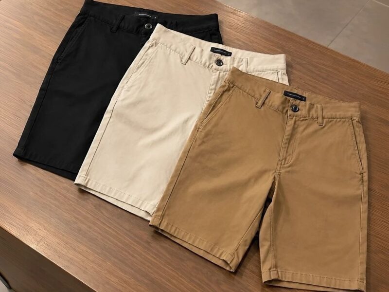 Kit 3 Bermuda Masculina Sarja Short Jeans Social Brim Lisa