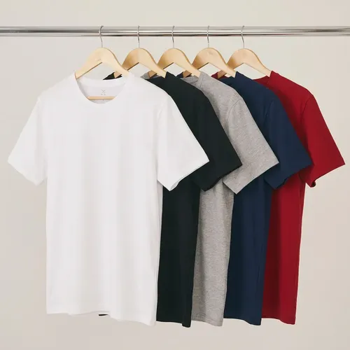 Kit 5 Camisetas Básica Hering Algodão Masculina Original