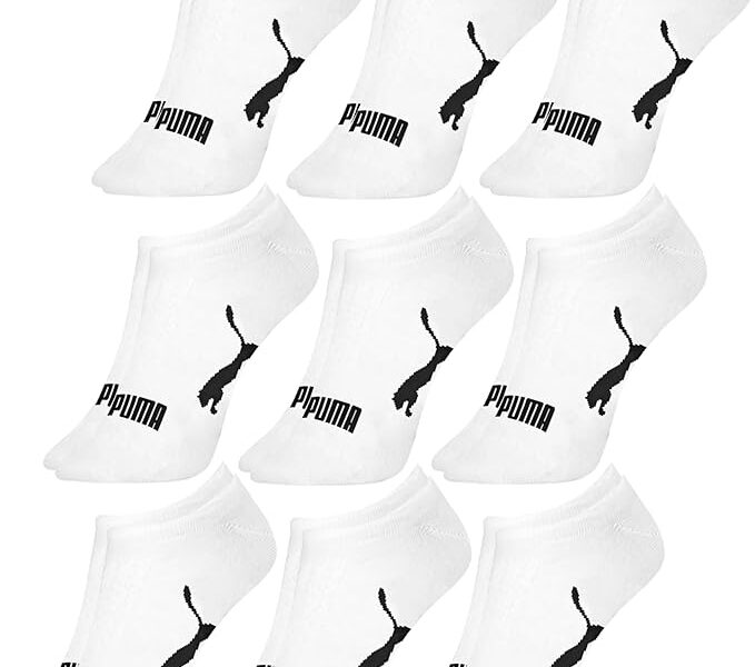 Kit 9 Pares Meia Puma Invisível Soquete Sapatilha Respirável Original