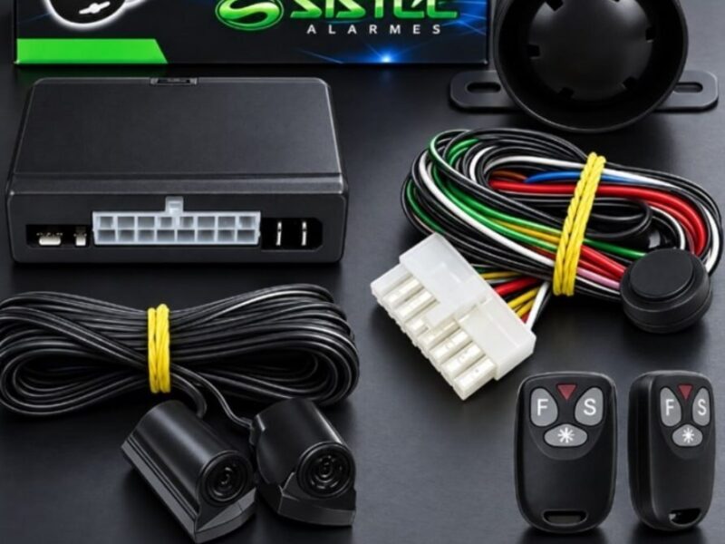 Kit Alarme De Carro Sistec Sxt 987 Te Universal