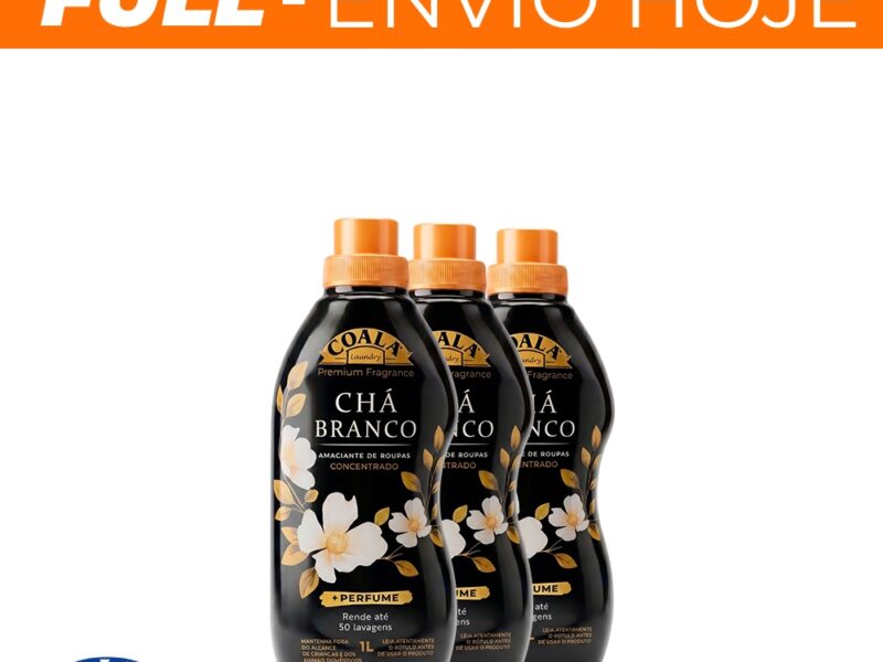 Kit Amaciantes Chá Branco Coala Laundry – 3 Unidades
