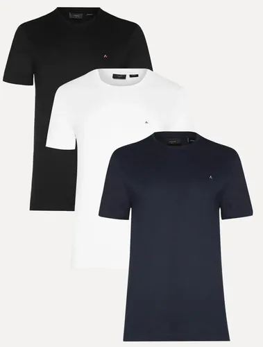 Kit Camisetas Aramis Preta/branca/azul Marinho – Original