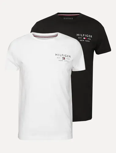 Kit Camisetas Tommy Hilfiger Brand Love Small Preta/braca