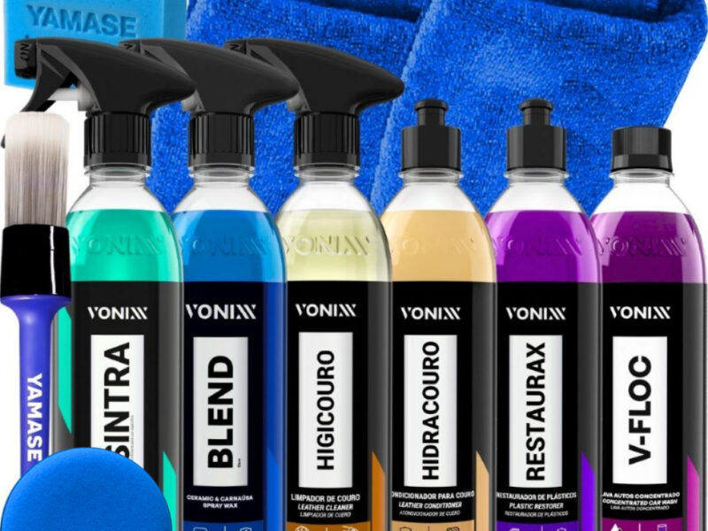 Kit Lavagem Automotiva Completa Profissional Produtos Vonixx