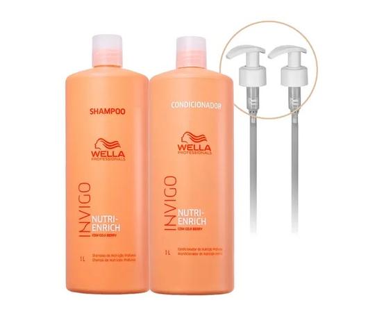 Kit Wella Invigo Nutri Enrich Shampoo e Condicionador 2 L