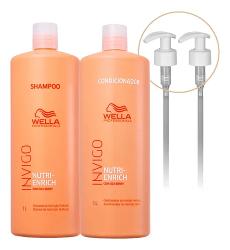 Kit Wella Invigo Nutri Enrich Shampoo e Condicionador 2 L