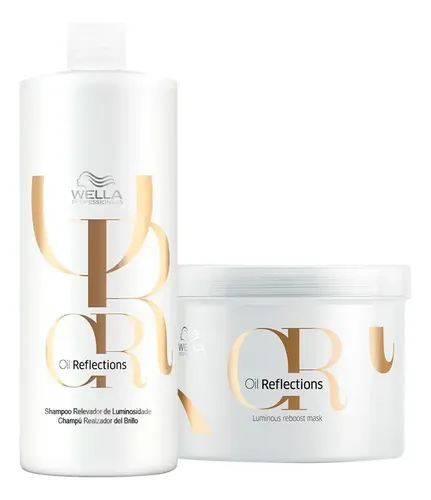Kit Wella Professionals Oil Reflections Shampoo E Máscara
