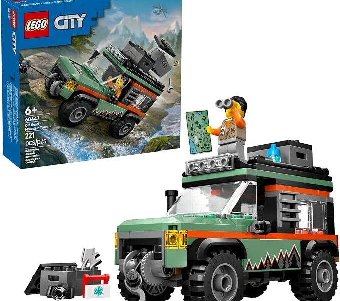 LEGO City Great Vehicles Utilitário Off-Road 4×4 60447 (221 Peças)