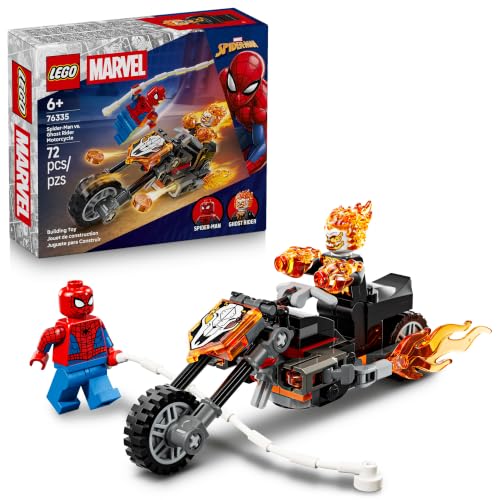 LEGO Marvel Homem-Aranha vs. Motocicleta Fantasma com Motocicleta 76335