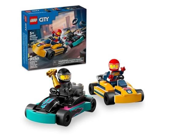 LEGO Set City Great Vehicles Carros de Karting e Pilotos 60400 (99 Peças)
