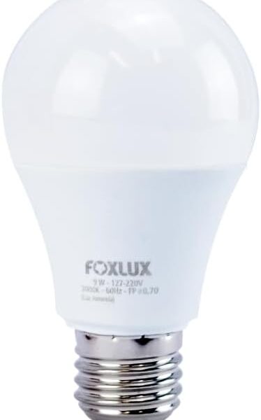 Lâmpada LED Foxlux Bulbo 9W 3000K Bivolt