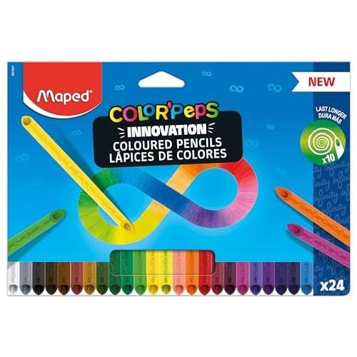 Lapis De Cor 24 Cores Color Peps Infinito Maped